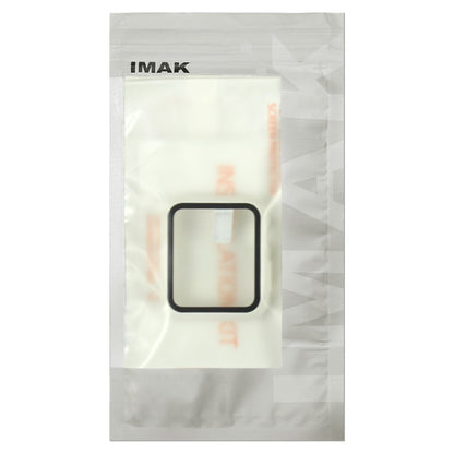 imak PC Case with Tempered Glass Film For Apple Watch Series 8 / 7 45mm(Transparent) - Watch Cases by imak | Online Shopping UK | buy2fix