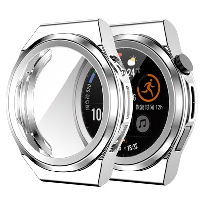 For Huawei Watch GT Runner Full Coverage TPU Electroplating Protective Case Cover(Silver) by buy2fix