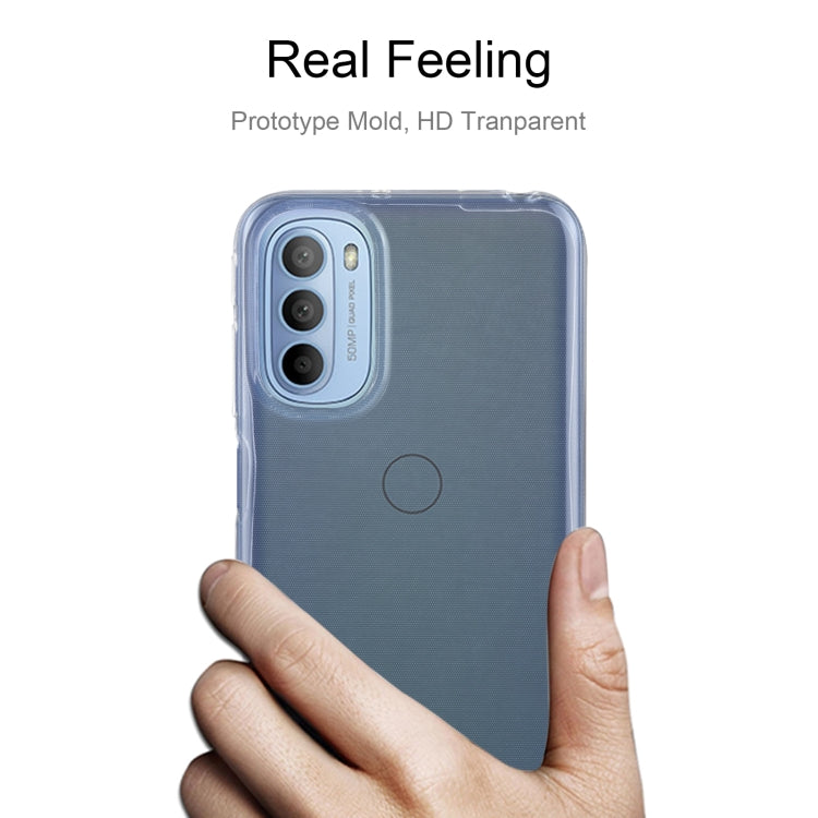 For Motorola Moto G31 / G41 0.75mm Ultra-thin Transparent TPU Phone Case - Motorola Cases by buy2fix | Online Shopping UK | buy2fix