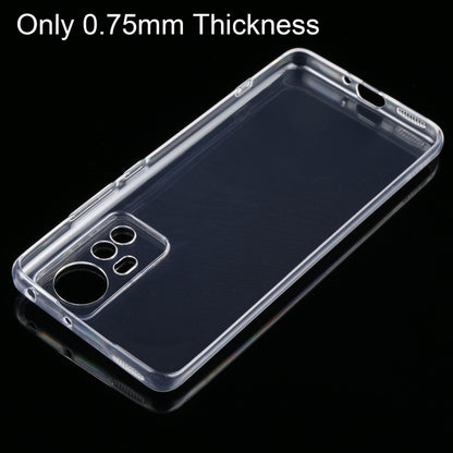 For Xiaomi 12 0.75mm Ultra-thin Transparent TPU Phone Case by buy2fix
