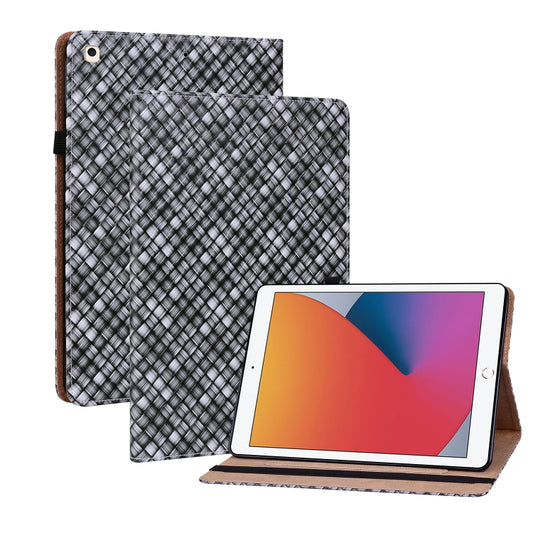 Color Weave Smart Leather Tablet Case For iPad 10.2 2019/Air 2019/10.5/10.2 2020/2021(Black) - iPad Air (2022) / (2020) 10.9 Cases by buy2fix | Online Shopping UK | buy2fix