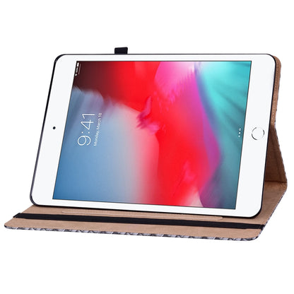 Color Weave Smart Leather Tablet Case For iPad mini 5 / 4 / 3 / 2 / 1(Black) - iPad mini (2019) / mini 5 Cases by buy2fix | Online Shopping UK | buy2fix