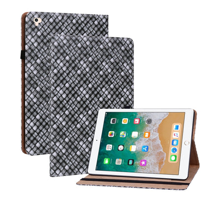 Color Weave Smart Leather Tablet Case For iPad Pro 9.7 2018 / 2017(Black) - iPad 9.7 (2018) & (2017) Cases by buy2fix | Online Shopping UK | buy2fix