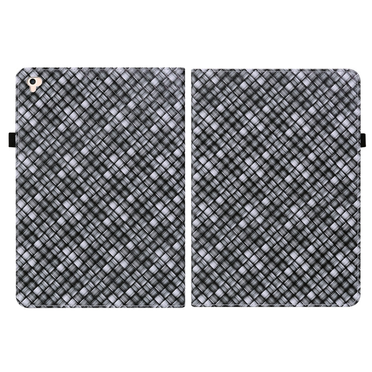 Color Weave Smart Leather Tablet Case For iPad Pro 9.7 2018 / 2017(Black) - iPad 9.7 (2018) & (2017) Cases by buy2fix | Online Shopping UK | buy2fix