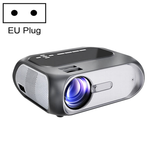 T7i 720P 200 ANSI Home Theater LED HD Digital Projector, Same Screen Version, EU Plug(Silver Grey) - LED Projector by buy2fix | Online Shopping UK | buy2fix