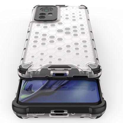 For Xiaomi 12 5G Shockproof Honeycomb PC + TPU Phone Case(White) by buy2fix