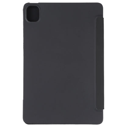 For Xiaomi Mi Pad 5 TPU Three-fold Leather Tablet Case(Black) by buy2fix