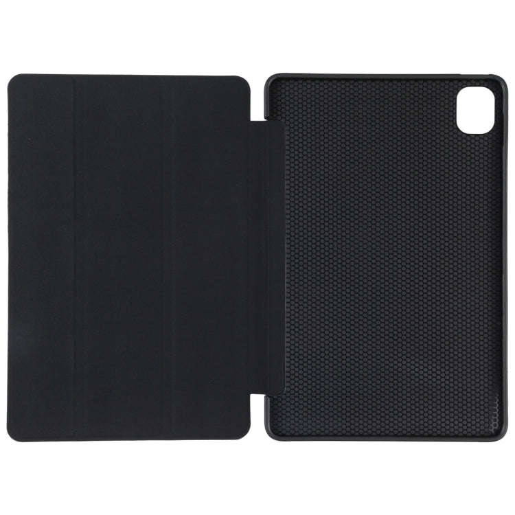 For Xiaomi Mi Pad 5 TPU Three-fold Leather Tablet Case(Black) by buy2fix