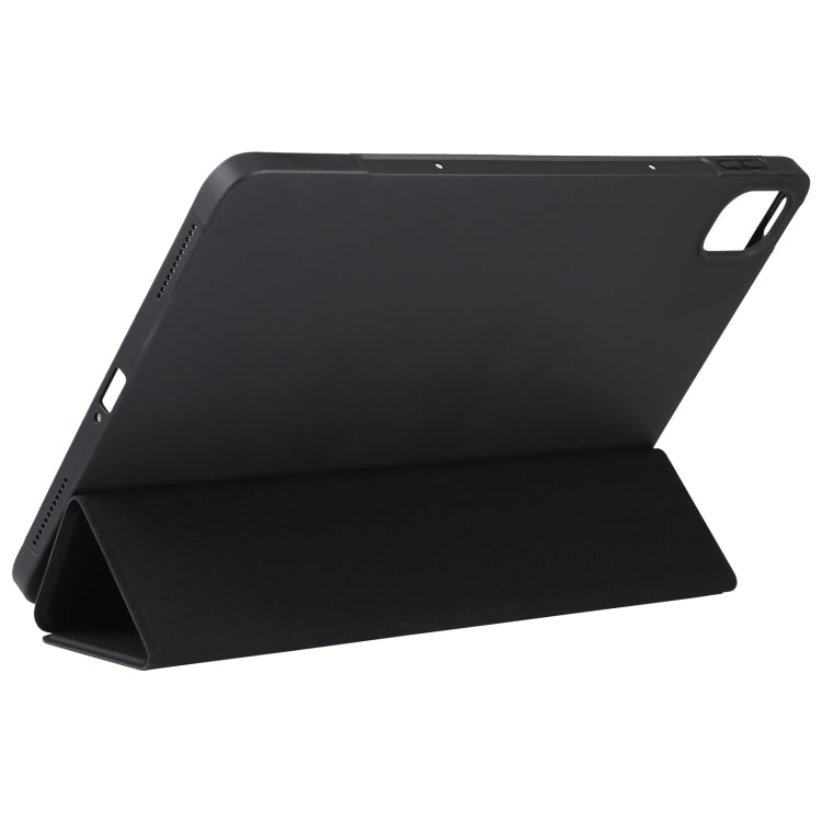 For Xiaomi Mi Pad 5 TPU Three-fold Leather Tablet Case(Black) by buy2fix