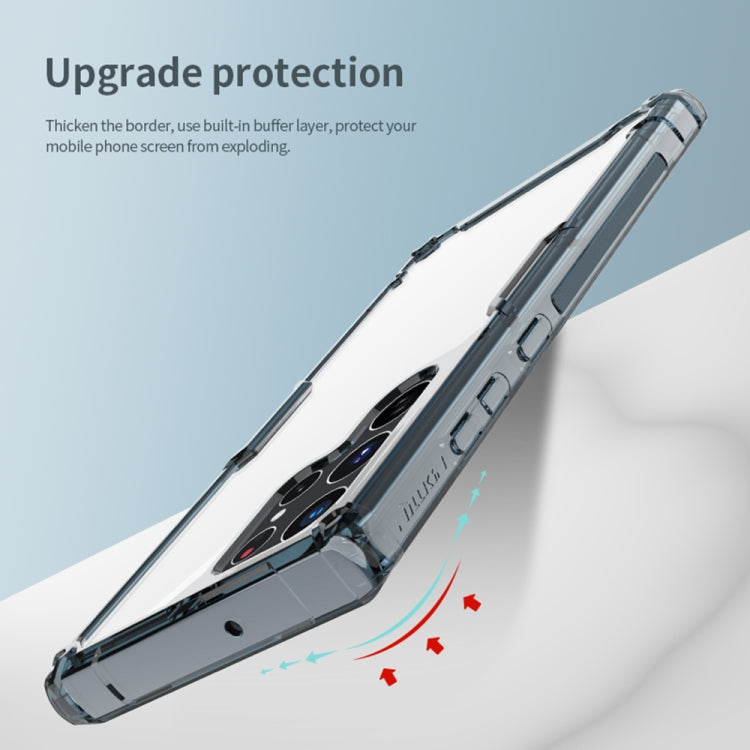 For Samsung Galaxy S22 Ultra 5G NILLKIN PC + TPU Phone Case(Transparent) - Galaxy S22 Ultra 5G Cases by NILLKIN | Online Shopping UK | buy2fix