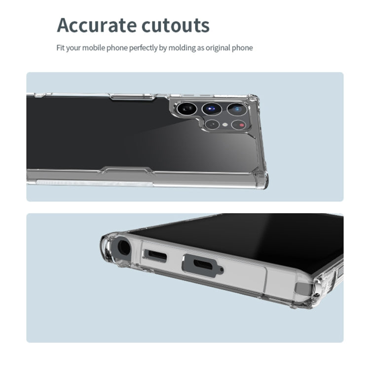 For Samsung Galaxy S22 Ultra 5G NILLKIN PC + TPU Phone Case(Transparent) - Galaxy S22 Ultra 5G Cases by NILLKIN | Online Shopping UK | buy2fix