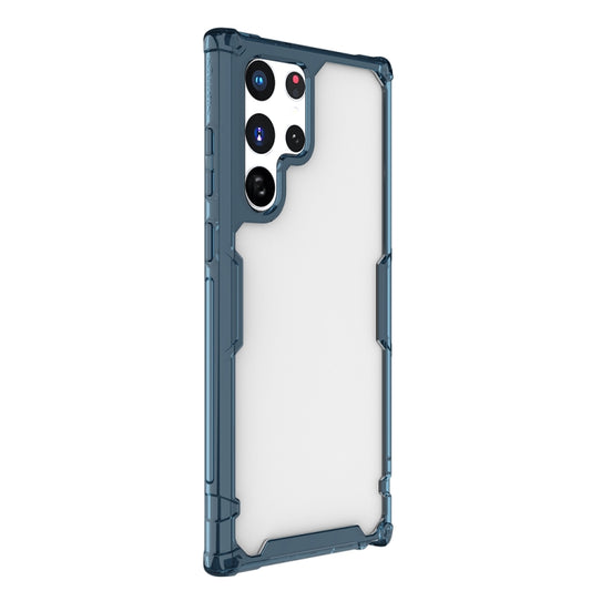 For Samsung Galaxy S22 Ultra 5G NILLKIN PC + TPU Phone Case(Blue) - Galaxy S22 Ultra 5G Cases by NILLKIN | Online Shopping UK | buy2fix