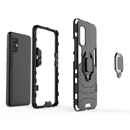 For Vivo V17 (India) Shockproof PC + TPU Protective Case with Magnetic Ring Holder(Red) - vivo Cases by buy2fix | Online Shopping UK | buy2fix