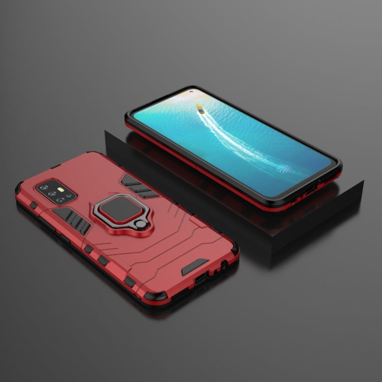 For Vivo V17 (India) Shockproof PC + TPU Protective Case with Magnetic Ring Holder(Red) - vivo Cases by buy2fix | Online Shopping UK | buy2fix