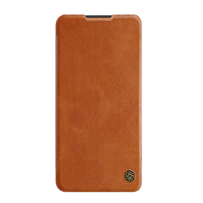 For Xiaomi Redmi Note 11 5G / 11T 5G / Poco M4 Pro 5G / 11S 5G NILLKIN QIN Series Crazy Horse Texture Leather Phone Case(Brown) - Xiaomi Cases by NILLKIN | Online Shopping UK | buy2fix