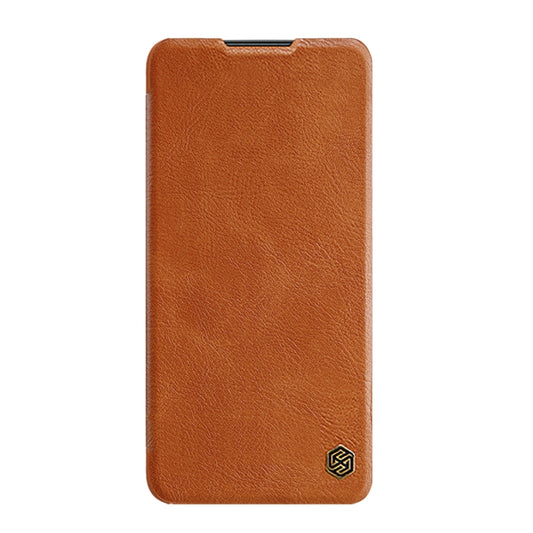 For Xiaomi Redmi Note 11 5G / 11T 5G / Poco M4 Pro 5G / 11S 5G NILLKIN QIN Series Crazy Horse Texture Leather Phone Case(Brown) - Xiaomi Cases by NILLKIN | Online Shopping UK | buy2fix