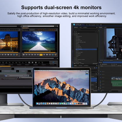 20Gbps USB 4 USB-C / Type-C Male to USB-C / Type-C Male Braided Data Cable, Cable Length:3m(Black) - Cable & Adapters by buy2fix | Online Shopping UK | buy2fix
