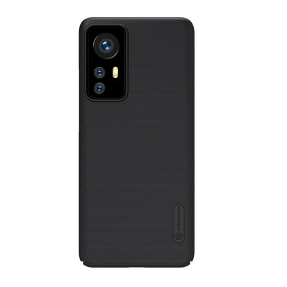 For Xiaomi 12 / 12X NILLKIN Frosted PC Phone Case(Black) - Xiaomi Cases by NILLKIN | Online Shopping UK | buy2fix