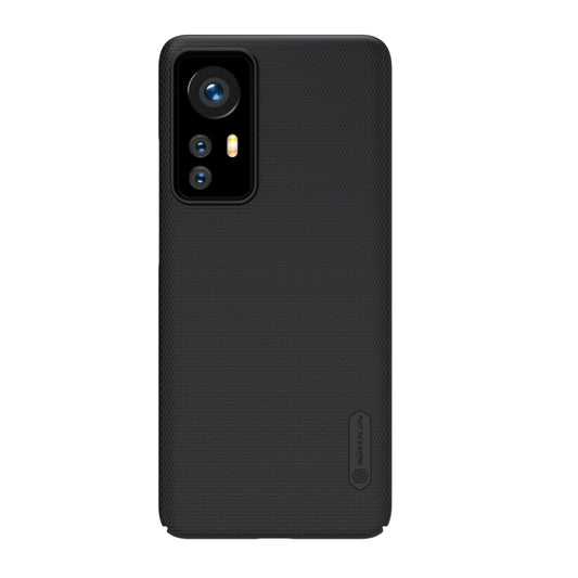 For Xiaomi 12 / 12X NILLKIN Frosted PC Phone Case(Black) - Xiaomi Cases by NILLKIN | Online Shopping UK | buy2fix