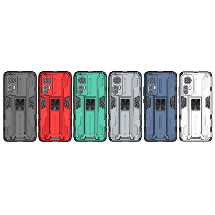 For Xiaomi 12S/12/12X Supersonic PC + TPU Shock-proof Phone Case(Silver) by buy2fix