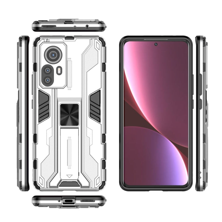 For Xiaomi 12S Pro/12 Pro Supersonic PC + TPU Shock-proof Phone Case(Silver) by buy2fix