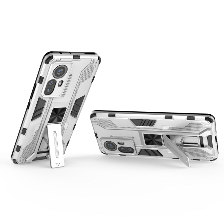 For Xiaomi 12S Pro/12 Pro Supersonic PC + TPU Shock-proof Phone Case(Silver) by buy2fix