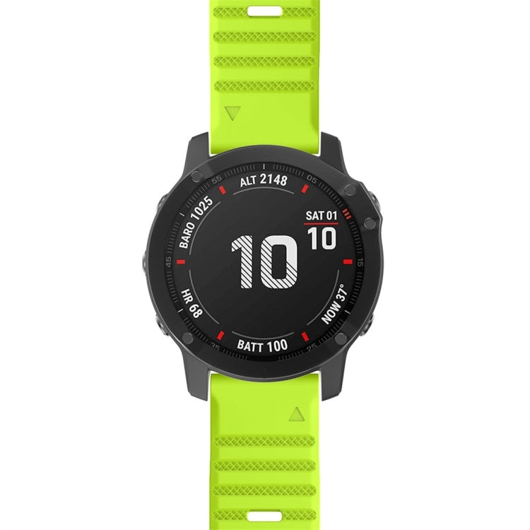 For Garmin Fenix 7 Silicone Watch Band(Green) by buy2fix