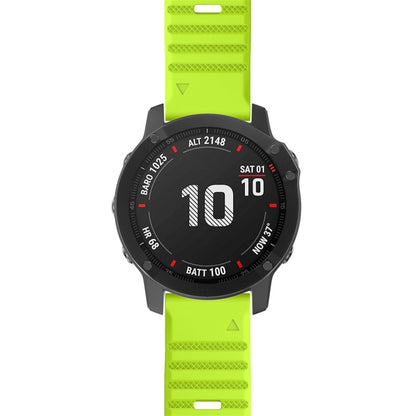For Garmin Fenix 7 Silicone Watch Band(Green) by buy2fix