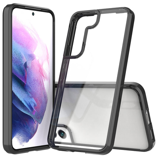 For Samsung Galaxy S22 5G Shockproof Scratchproof TPU + Acrylic Phone Case(Black) - Galaxy S22 5G Cases by buy2fix | Online Shopping UK | buy2fix