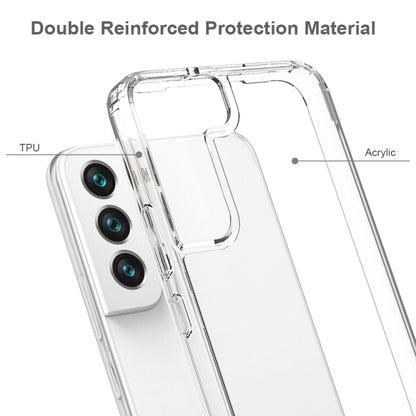 For Samsung Galaxy S22 5G Shockproof Scratchproof TPU + Acrylic Phone Case(Black) - Galaxy S22 5G Cases by buy2fix | Online Shopping UK | buy2fix