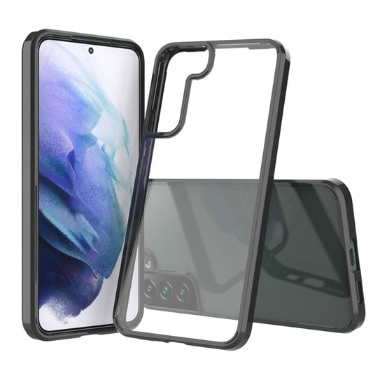 For Samsung Galaxy S22+ 5G Shockproof Scratchproof TPU + Acrylic Phone Case(Black) - Galaxy S22+ 5G Cases by buy2fix | Online Shopping UK | buy2fix