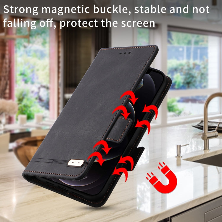 For Asus ROG Phone 5 Magnetic Clasp Leather Phone Case(Black) by buy2fix