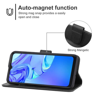 Leather Phone Case For TCL 305 / 30 SE / 306 & Sharp Aquos V6 / V6 Plus(Black) - TCL by buy2fix | Online Shopping UK | buy2fix