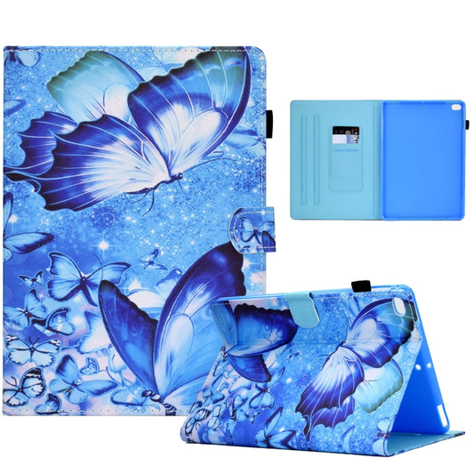 Sewing Pen Slot Leather Tablet Case For iPad 9.7 2018 & 2017(Butterflies) - iPad 9.7 (2018) & (2017) Cases by buy2fix | Online Shopping UK | buy2fix