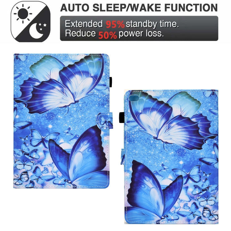 Sewing Pen Slot Leather Tablet Case For iPad 9.7 2018 & 2017(Butterflies) - iPad 9.7 (2018) & (2017) Cases by buy2fix | Online Shopping UK | buy2fix