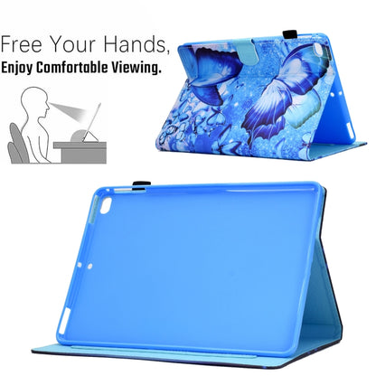 Sewing Pen Slot Leather Tablet Case For iPad 9.7 2018 & 2017(Butterflies) - iPad 9.7 (2018) & (2017) Cases by buy2fix | Online Shopping UK | buy2fix