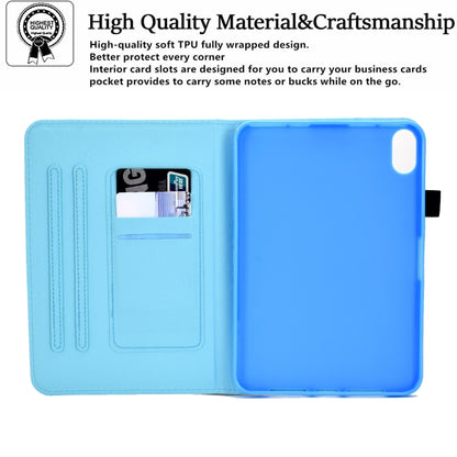 For iPad mini 2024 / mini 6 Sewing Pen Slot Leather Tablet Case(Butterflies) - iPad mini 6 Cases by buy2fix | Online Shopping UK | buy2fix