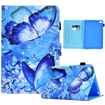 Sewing Pen Slot Leather Tablet Case For iPad mini 2019 / 4 / 3 / 2 / 1(Butterflies) - iPad mini (2019) / mini 5 Cases by buy2fix | Online Shopping UK | buy2fix