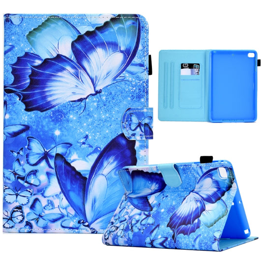 Sewing Pen Slot Leather Tablet Case For iPad mini 2019 / 4 / 3 / 2 / 1(Butterflies) - iPad mini (2019) / mini 5 Cases by buy2fix | Online Shopping UK | buy2fix