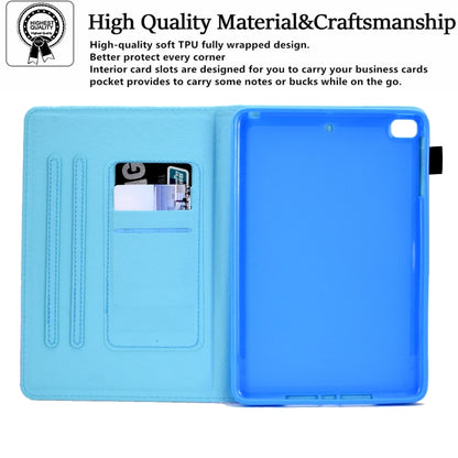 Sewing Pen Slot Leather Tablet Case For iPad mini 2019 / 4 / 3 / 2 / 1(Butterflies) - iPad mini (2019) / mini 5 Cases by buy2fix | Online Shopping UK | buy2fix