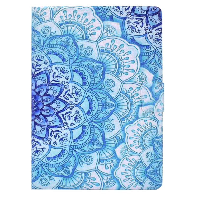 Electric Pressed TPU Leather Tablet Case For iPad 9.7 2018 / 2017(Green Flower) - iPad 9.7 (2018) & (2017) Cases by buy2fix | Online Shopping UK | buy2fix
