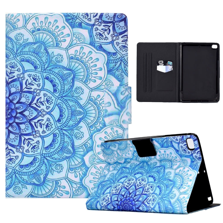 Electric Pressed TPU Leather Tablet Case For iPad mini 5 / 4 / 3 / 2 / 1(Green Flower) - iPad mini (2019) / mini 5 Cases by buy2fix | Online Shopping UK | buy2fix