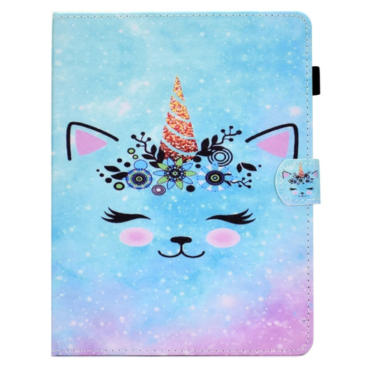 For 10 inch Tablet Sewing Pen Slot Leather Tablet Case(Wildebeest) - Others by buy2fix | Online Shopping UK | buy2fix