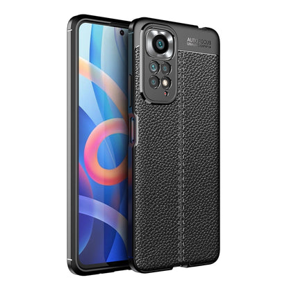 For Xiaomi Redmi Note 11 Global / Note 11S Litchi Texture Shockproof Phone TPU Case(Black) by buy2fix