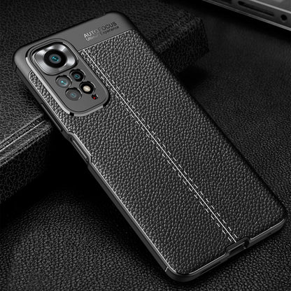 For Xiaomi Redmi Note 11 Global / Note 11S Litchi Texture Shockproof Phone TPU Case(Black) by buy2fix