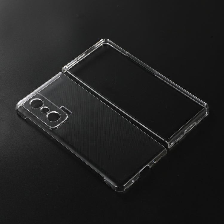 For Honor Magic V Fold Transparent PC Phone Case(Transparent) by buy2fix
