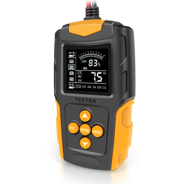 FOXSUR FBT200 12V / 24V Car Battery Tester(Orange) - Electronic Test by FOXSUR | Online Shopping UK | buy2fix