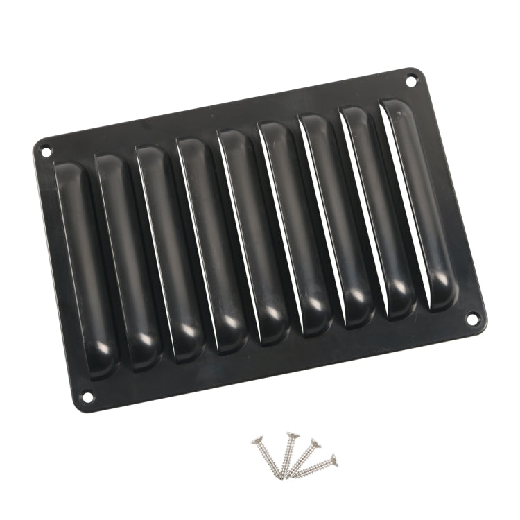 A6786 214x149mm RV / Bus Grille Vent Panel with Screws(Black) - Air Conditioning System by buy2fix | Online Shopping UK | buy2fix