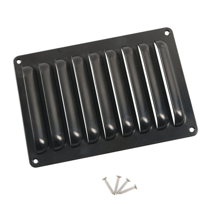 A6786 214x149mm RV / Bus Grille Vent Panel with Screws(Black) - Air Conditioning System by buy2fix | Online Shopping UK | buy2fix