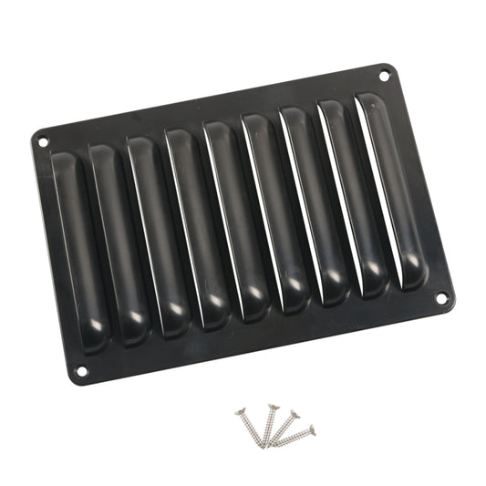 A6786 214x149mm RV / Bus Grille Vent Panel with Screws(Black) - Air Conditioning System by buy2fix | Online Shopping UK | buy2fix